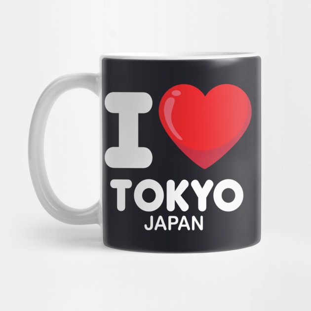 i love tokyo japan by ThyShirtProject - Affiliate